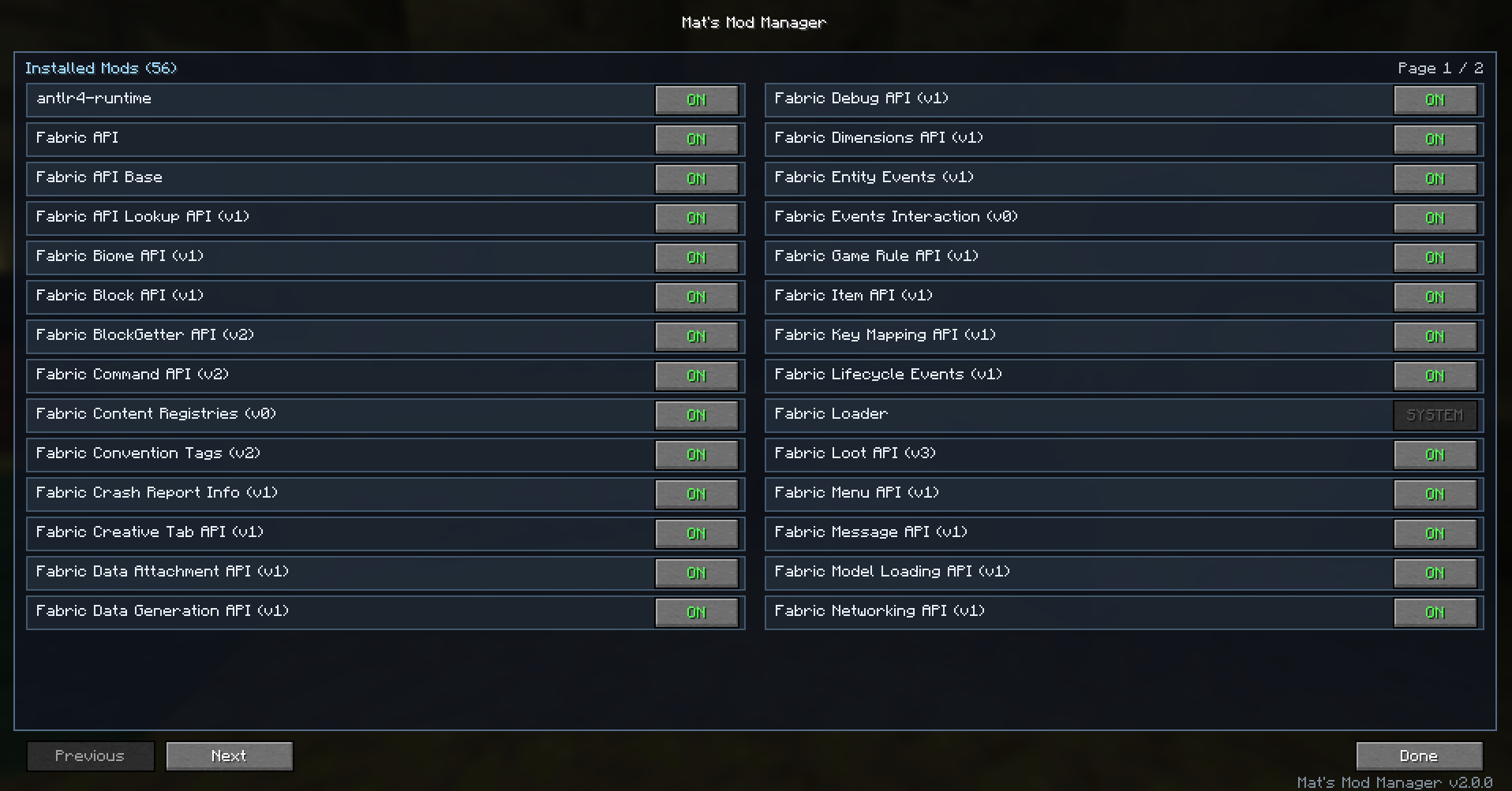 modmanager